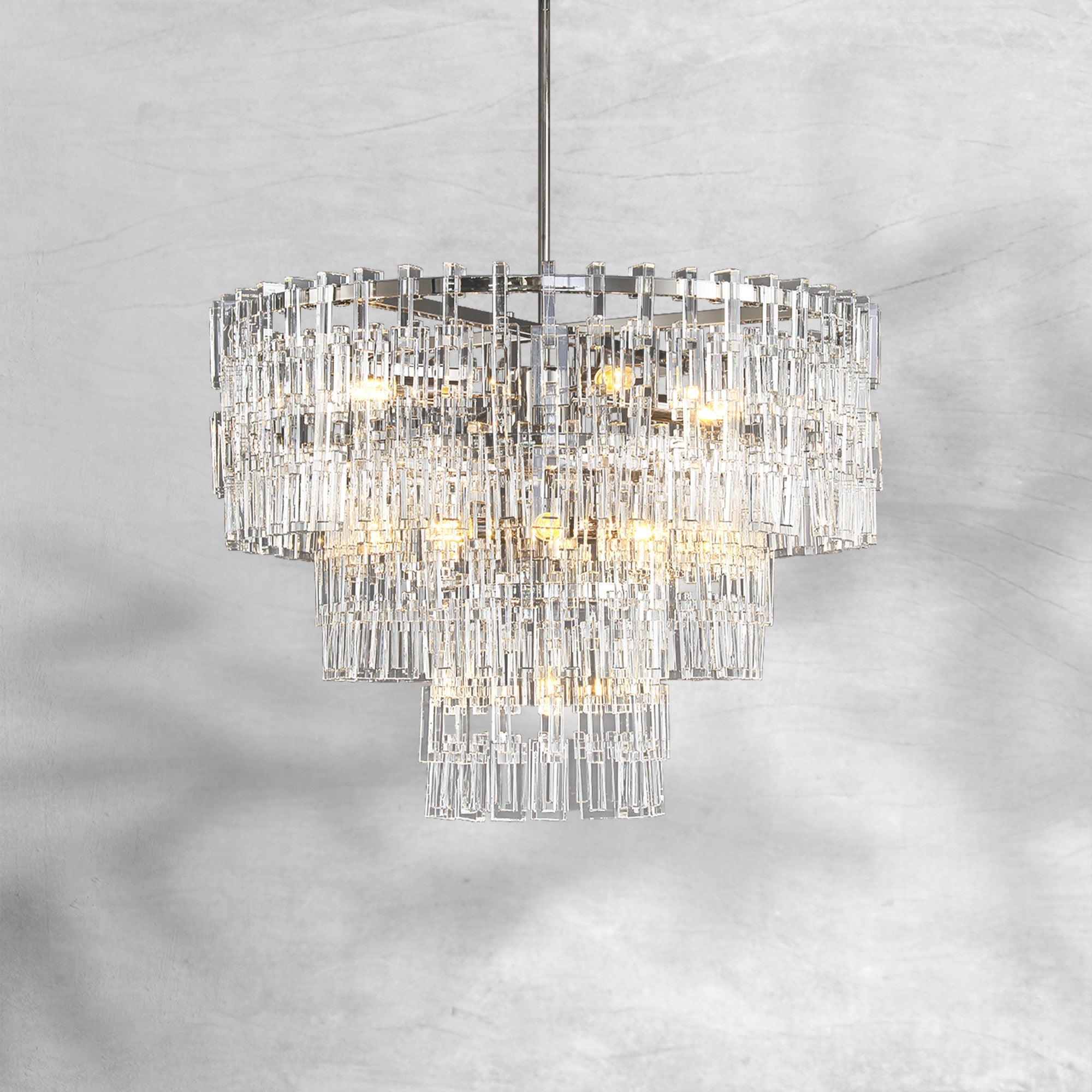 Montis Multi-Tier Round Chandelier 36″ 48″ 60″