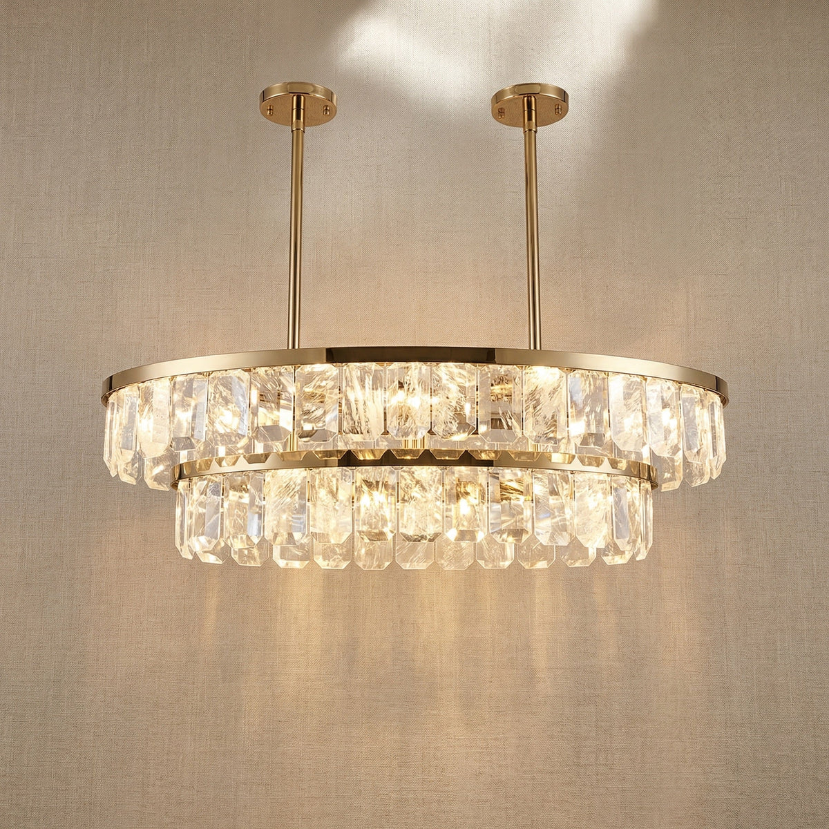 Fenis Linear Crystal Chandelier