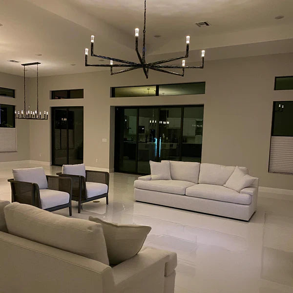 Thalen Forged Round Chandelier 36" 48” 60” 72”