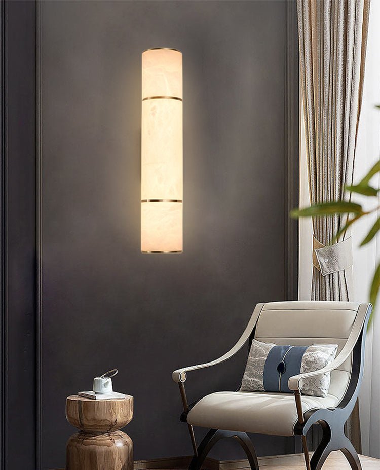 Deniselamp® Creative Marble Wall Lamp in Postmodern Style for Dining Room, Bedroom image | luxury lighting | marble wall lamps