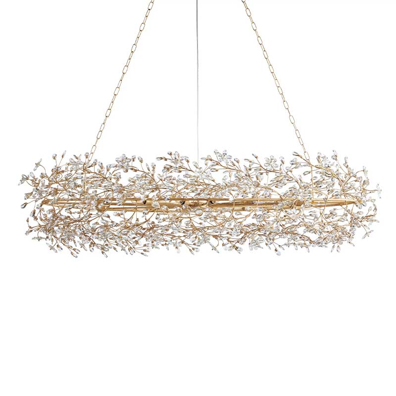 Denise Fiore Oval Chandelier 62", 74"