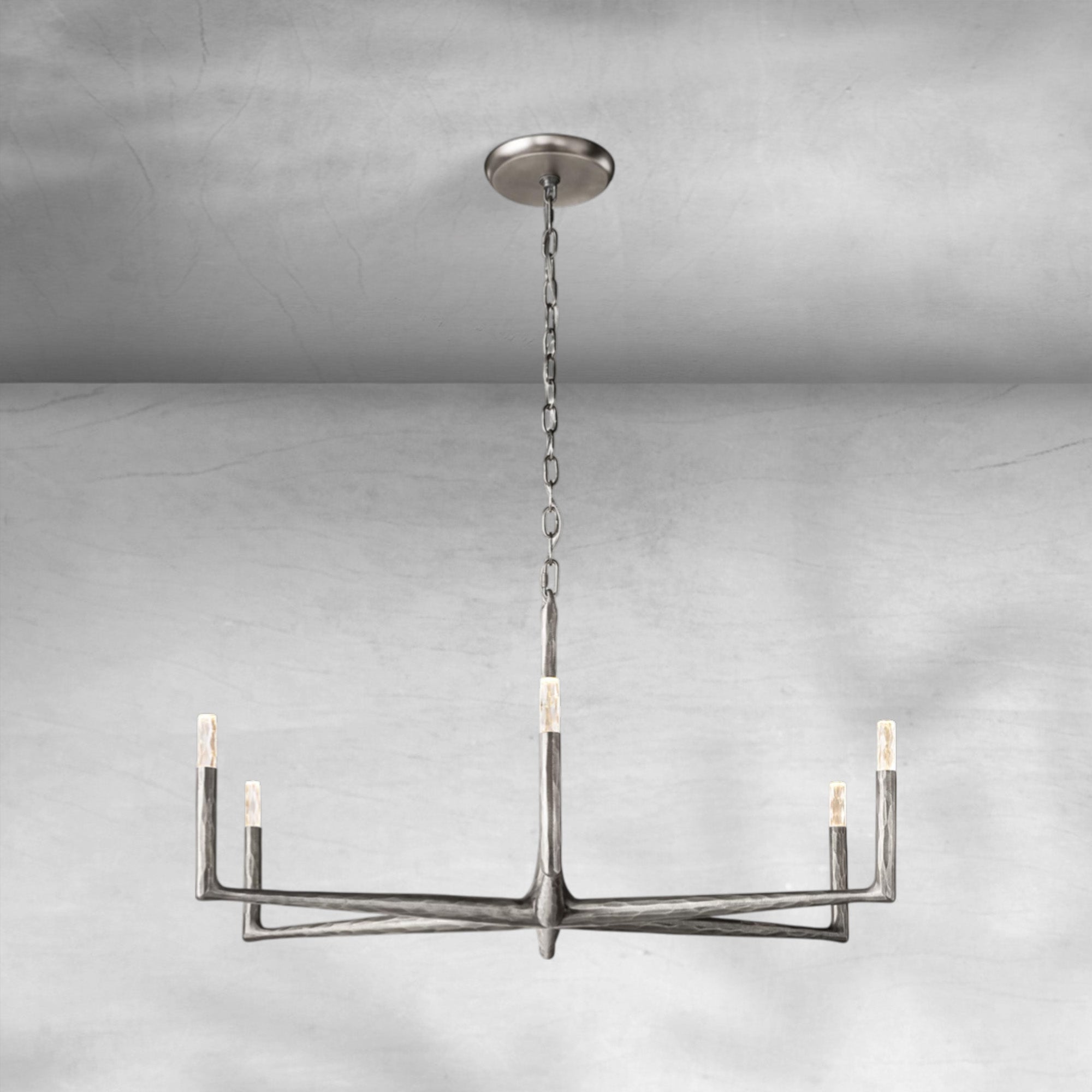 Thalen Forged Round Chandelier 36" 48” 60” 72”