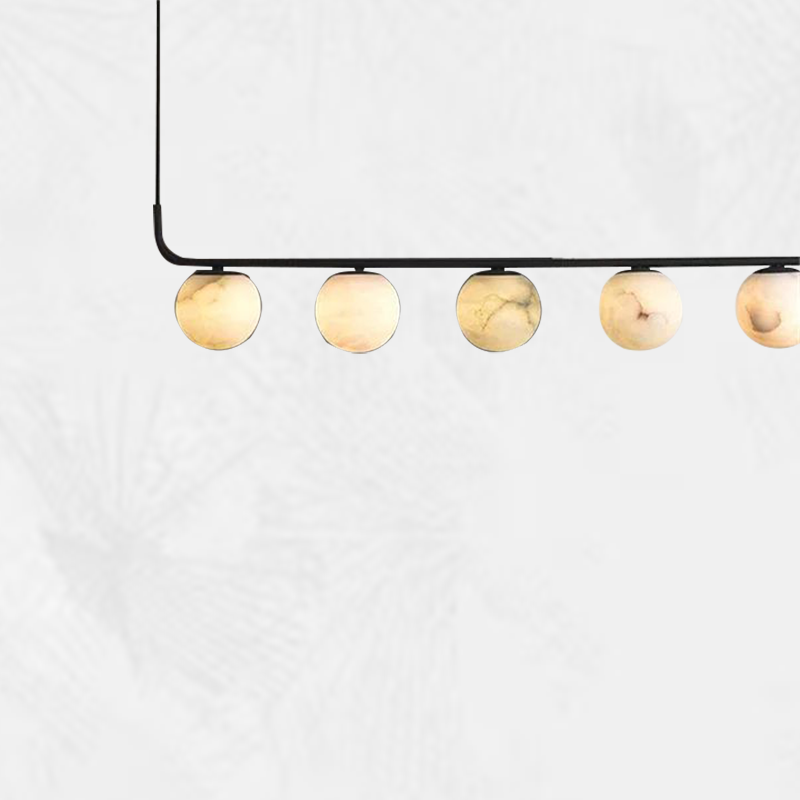 Culoud Alabaster Global Kitchen Island Pendant