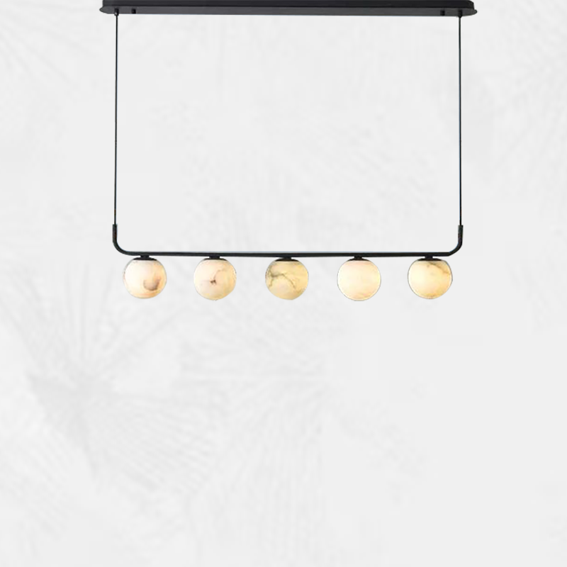 Culoud Alabaster Global Kitchen Island Pendant