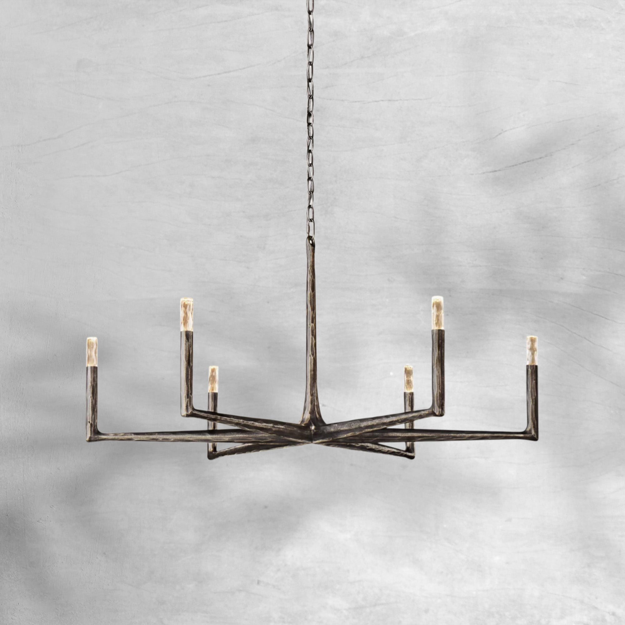 Thalen Forged Round Chandelier 36" 48” 60” 72”