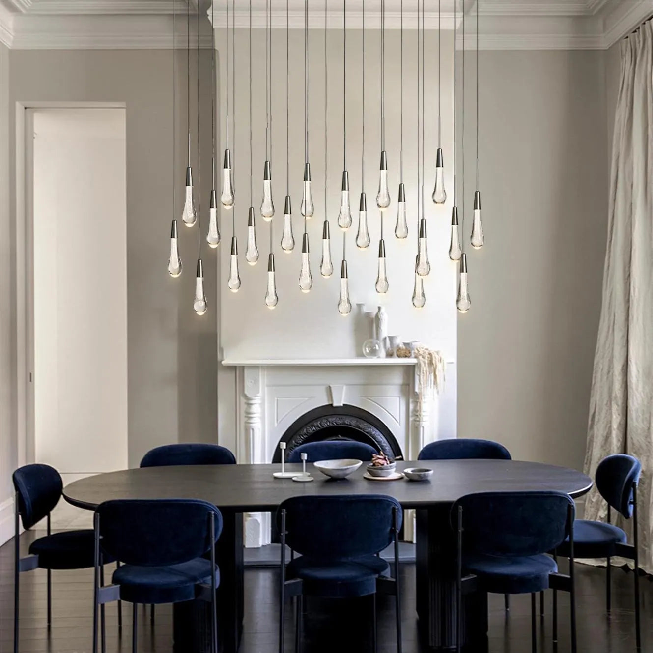 Solitaire Linear Chandelier