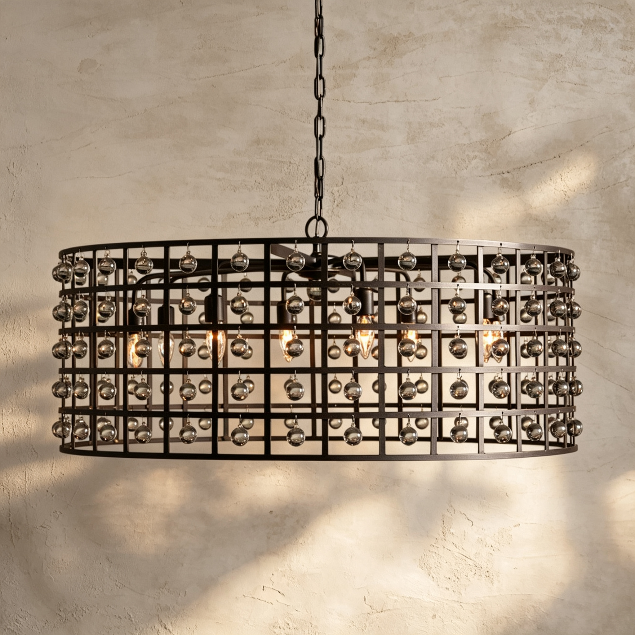 La Cage Round Chandelier 6/8/12 Light