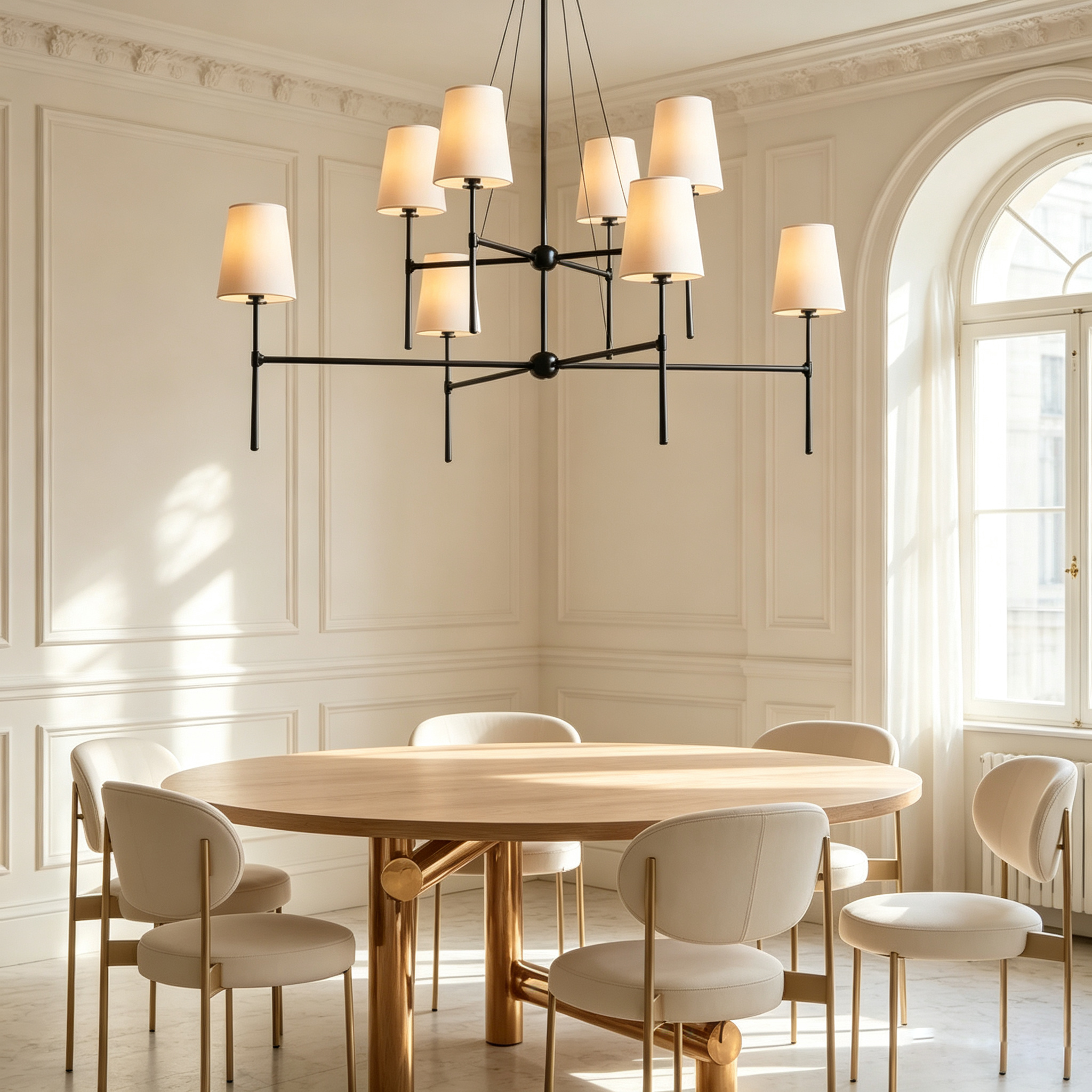Rhodes 2-Tier Round Chandelier