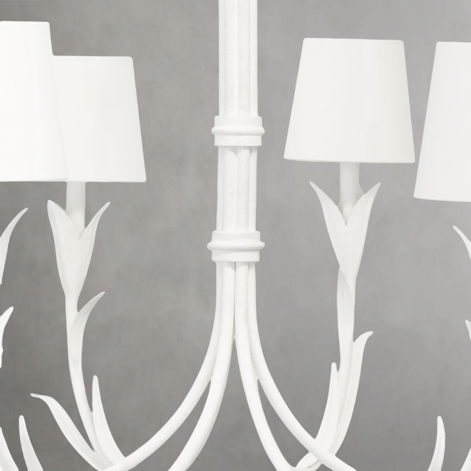 Fontara White Reed Chandelier