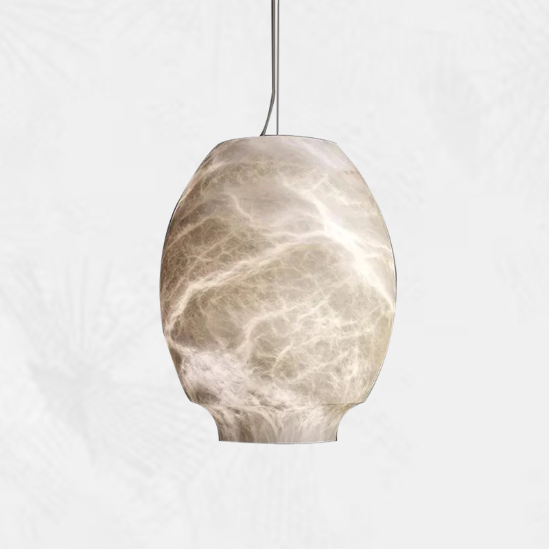 Culoud Alabaster Lantern Pendant Light
