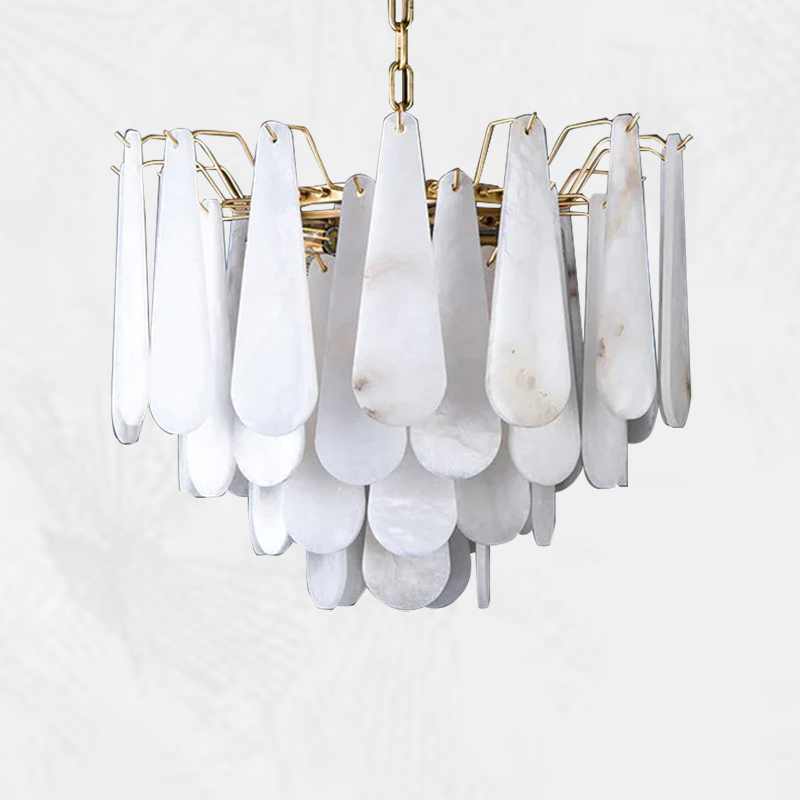 Culoud Alabaster Foyer Chandelier Lighting