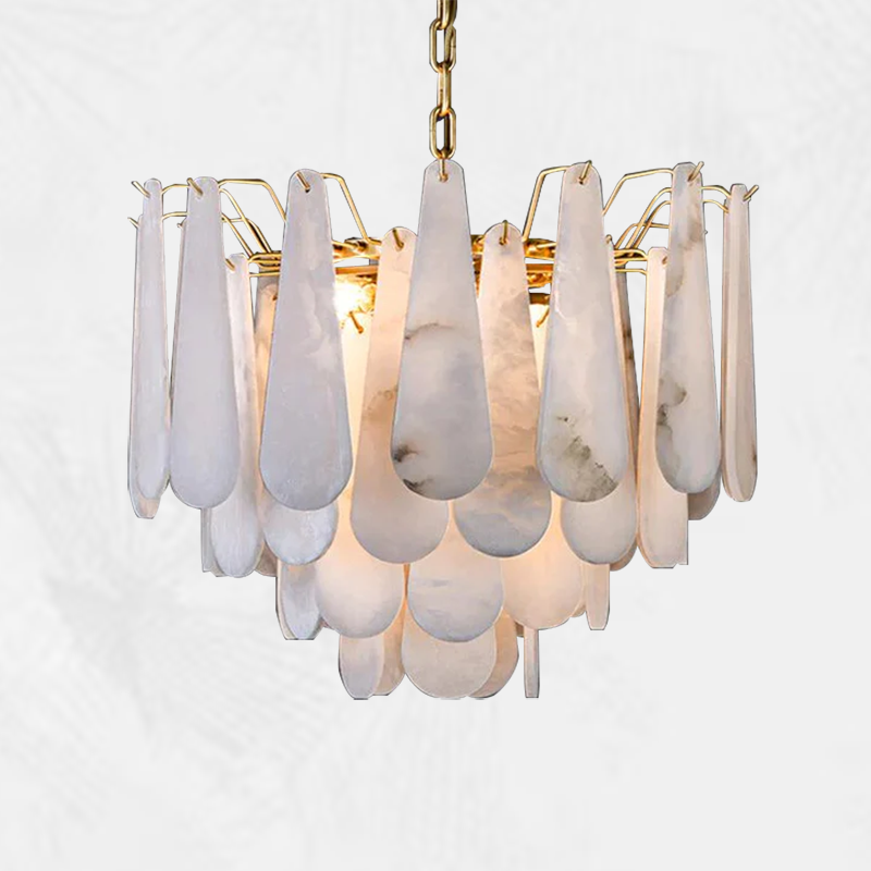 Culoud Alabaster Foyer Chandelier Lighting