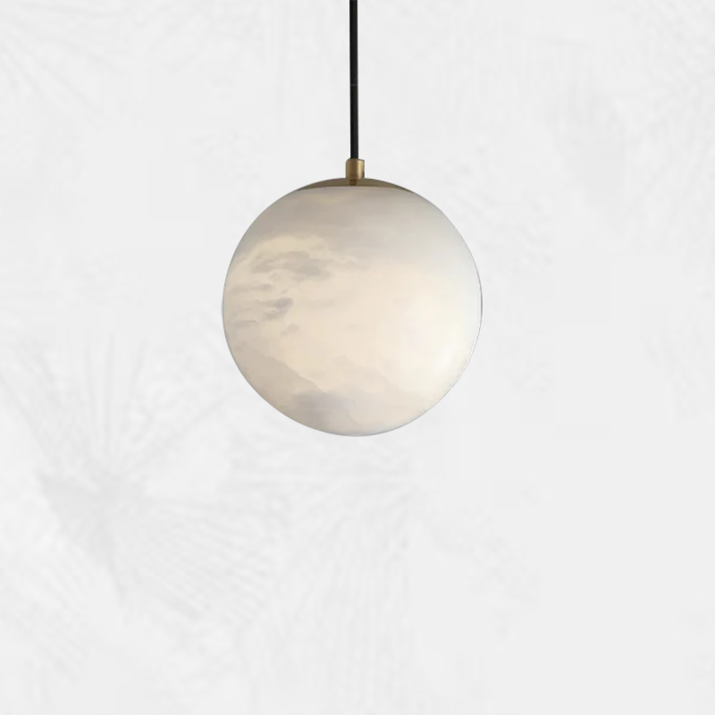 Culoud Alabaster Ball Pendant Light