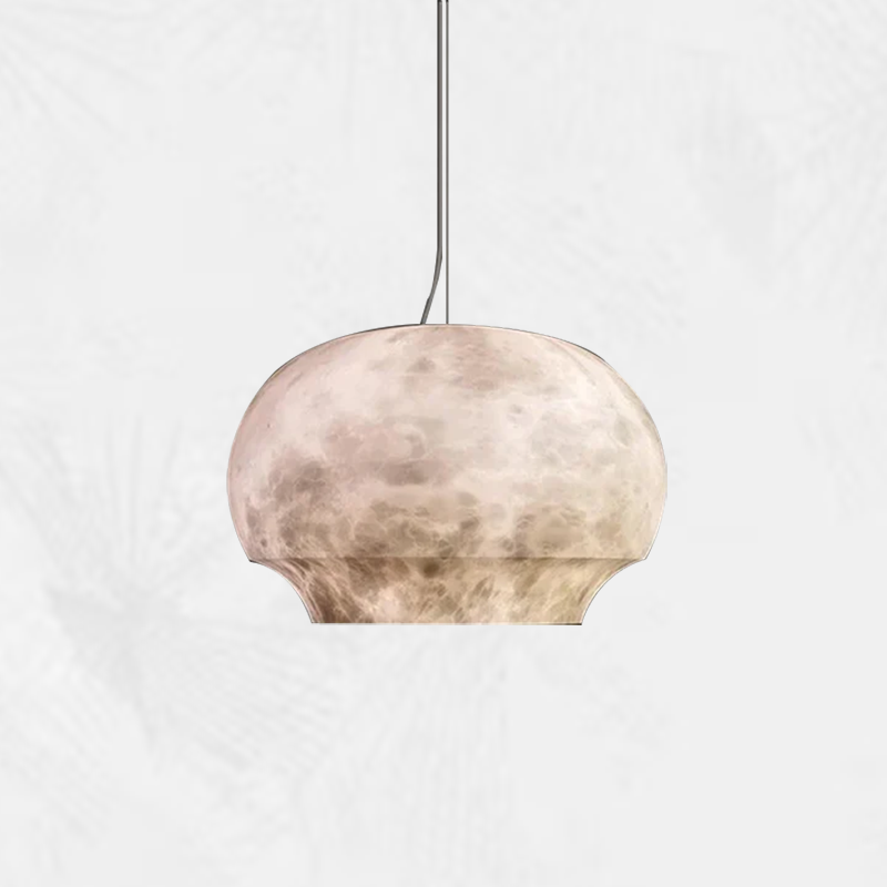Culoud Alabaster Dome Pendant Light