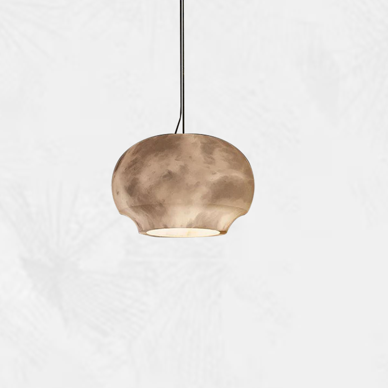 Culoud Alabaster Dome Pendant Light