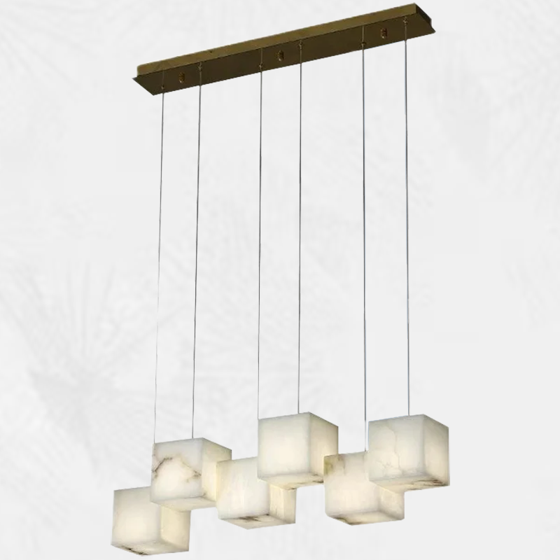 Culoud Alabaster Cubic Pendant