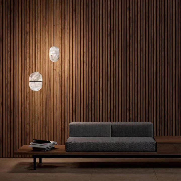 Culoud Alabaster Symmetry Mini Pendant Light