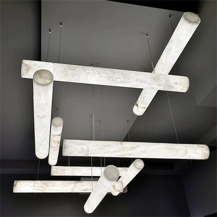 Culoud Alabaster Linear Pendant Light