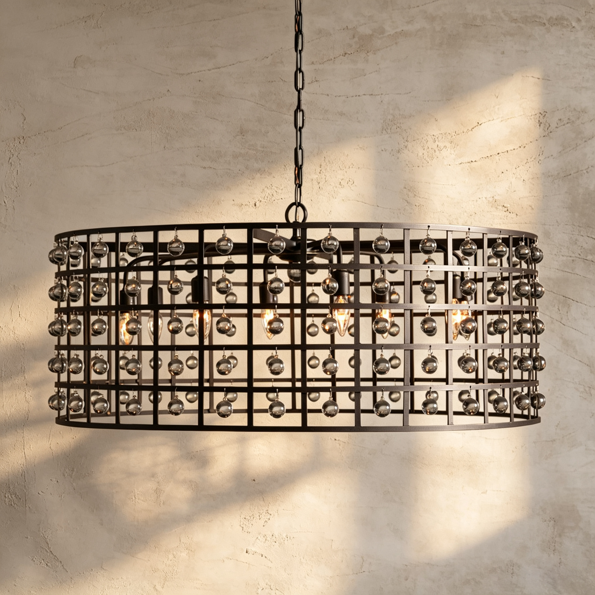 La Cage Round Chandelier 6/8/12 Light