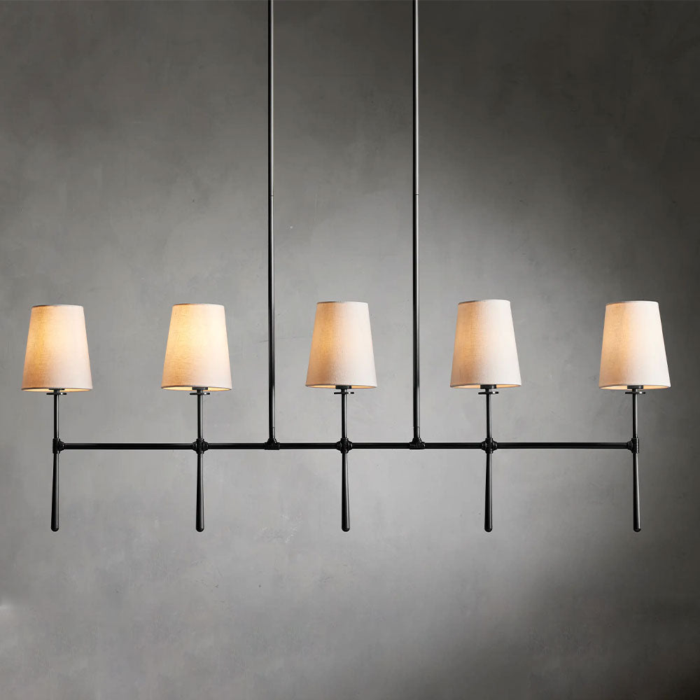 Rhodes Linear Chandelier 5 Light / 6 Light
