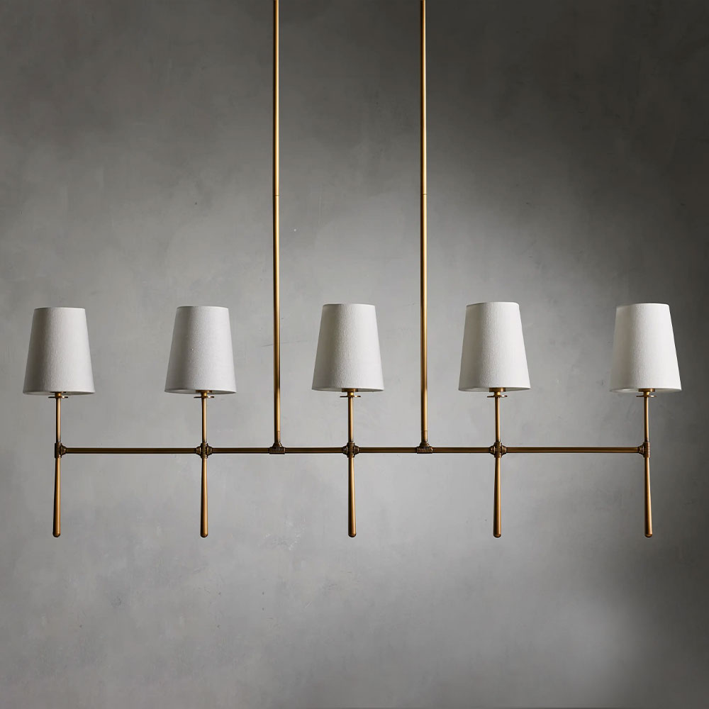 Rhodes Linear Chandelier 5 Light / 6 Light