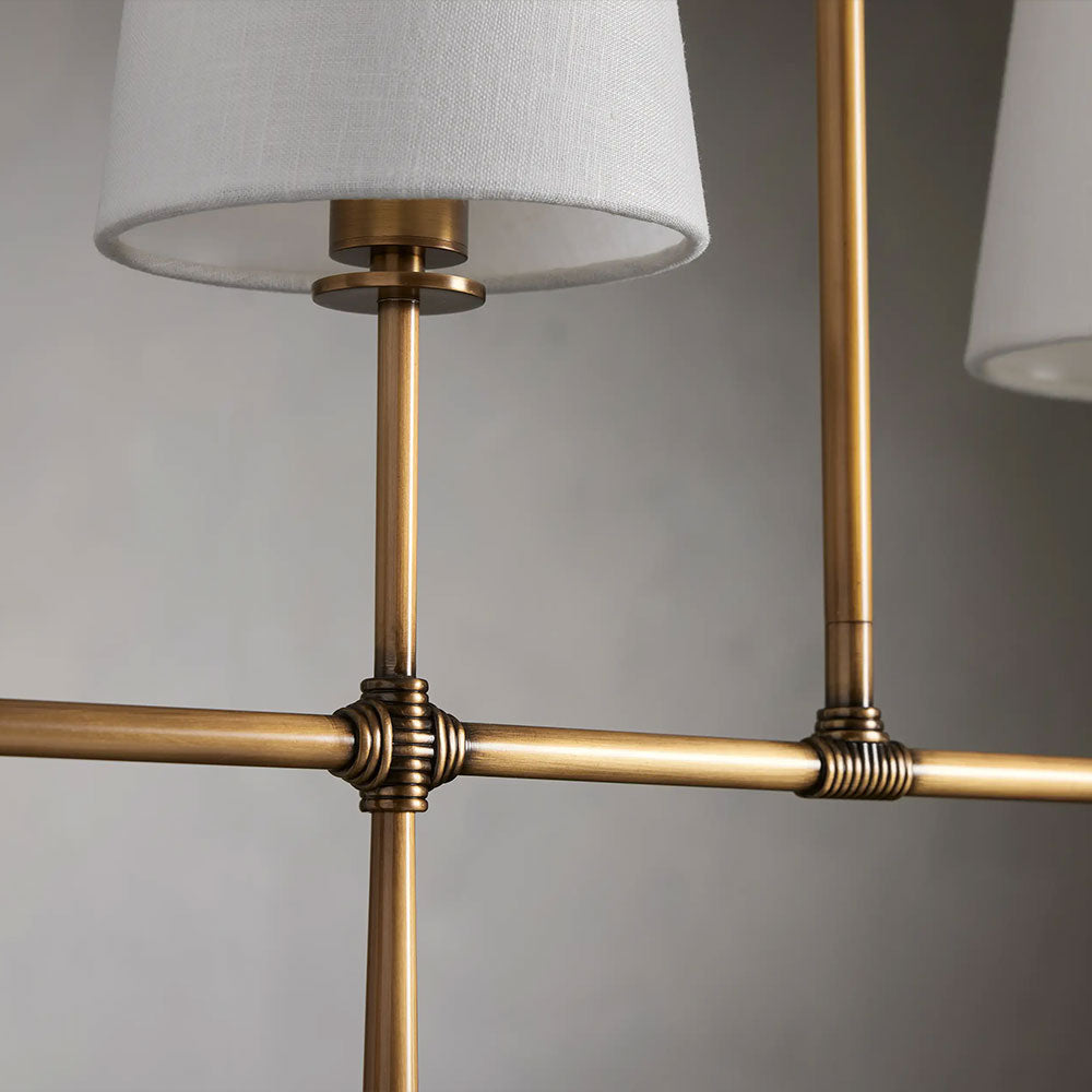 Rhodes Linear Chandelier 5 Light / 6 Light