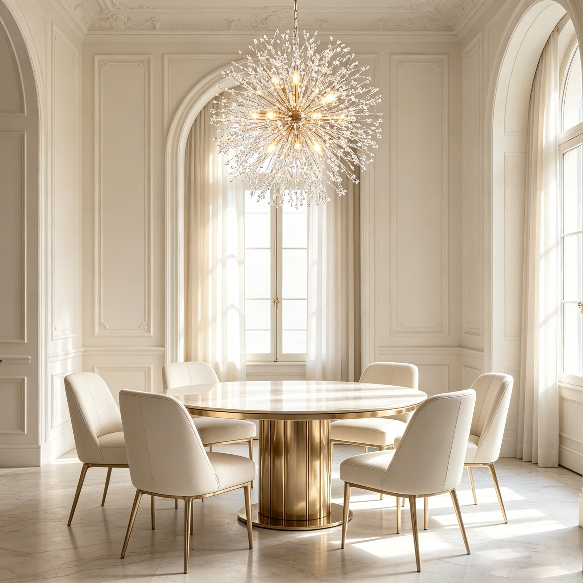 Dandelion Round Chandelier 22"30"43"