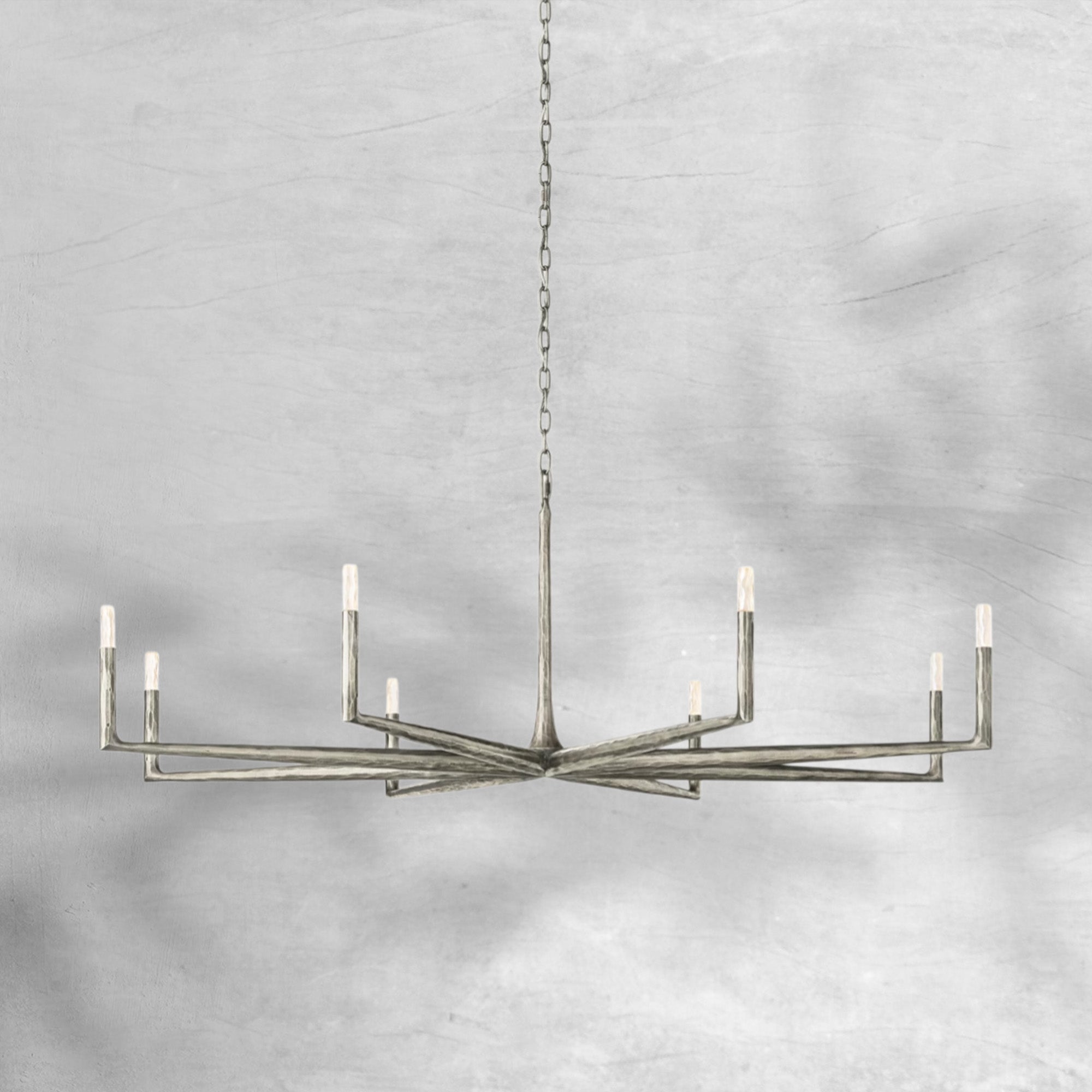 Thalen Forged Round Chandelier 36" 48” 60” 72”