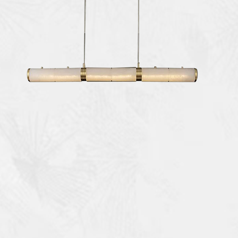 Culoud Modern Linear Alabaster Chandelier
