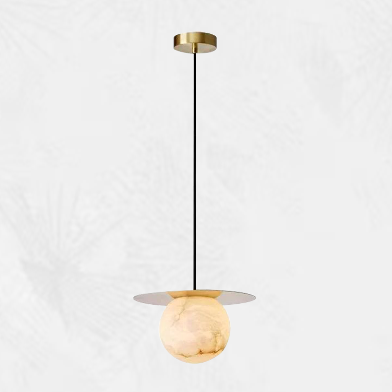 Culoud Spanish Alabaster Bedside Pendant