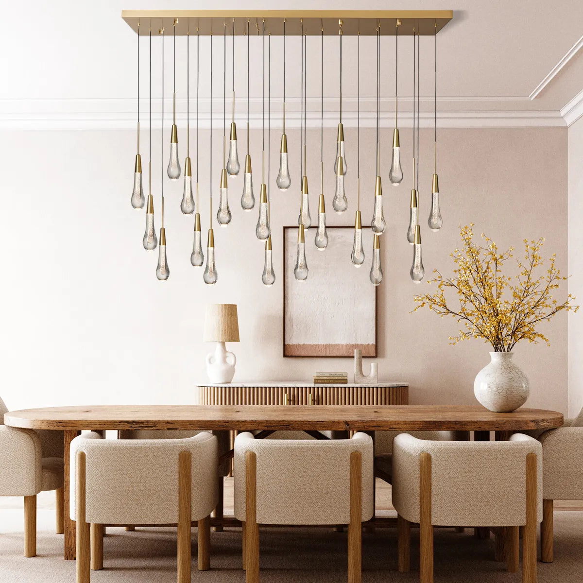 Solitaire Linear Chandelier