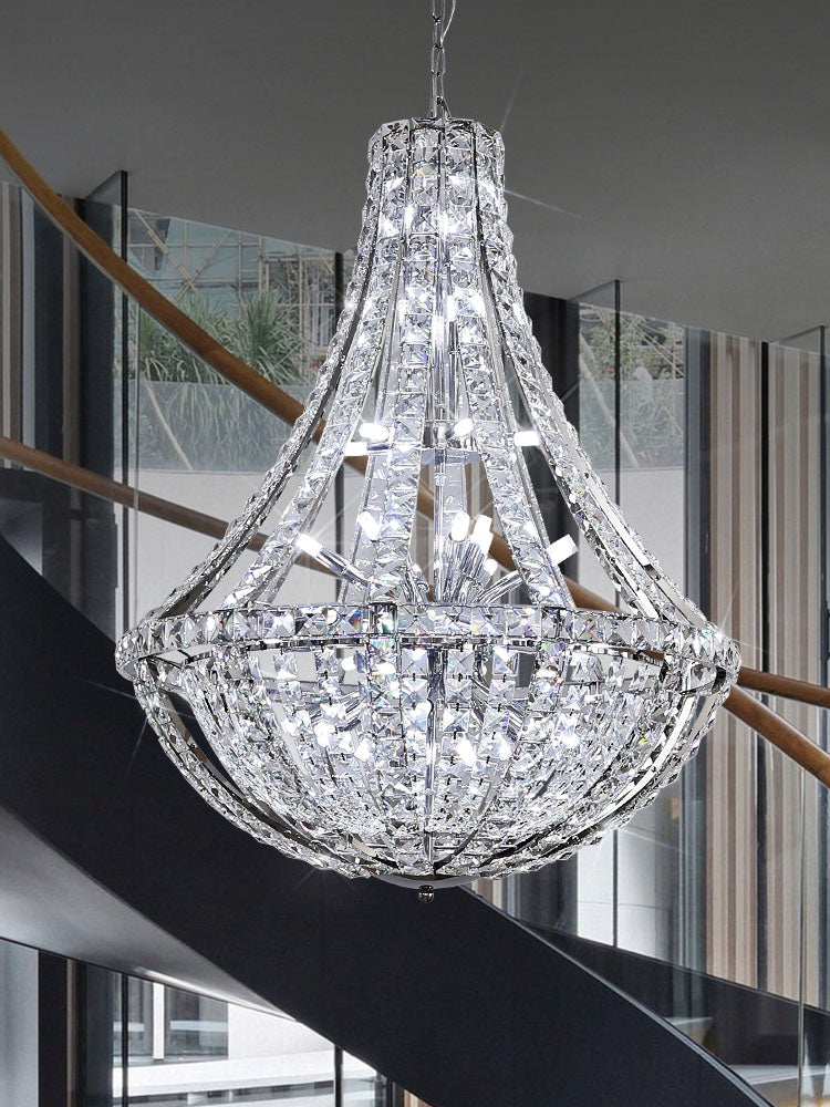 New Extra Large Luxury and Elegant Crystal Chandelier