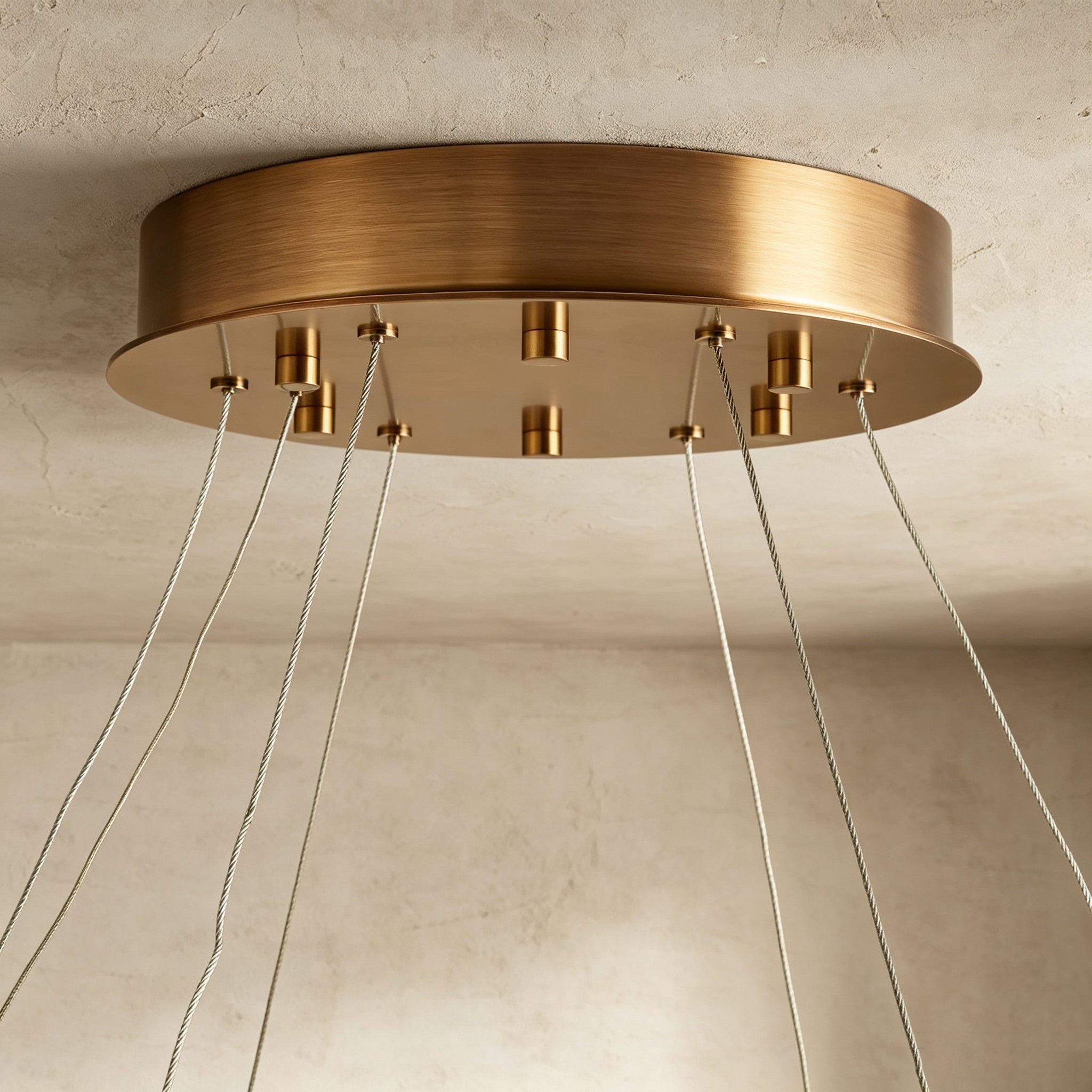 Halima Halo Alabaster Chandelier