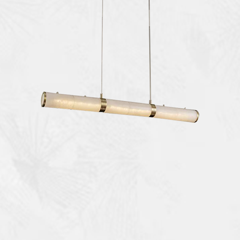 Culoud Modern Linear Alabaster Chandelier