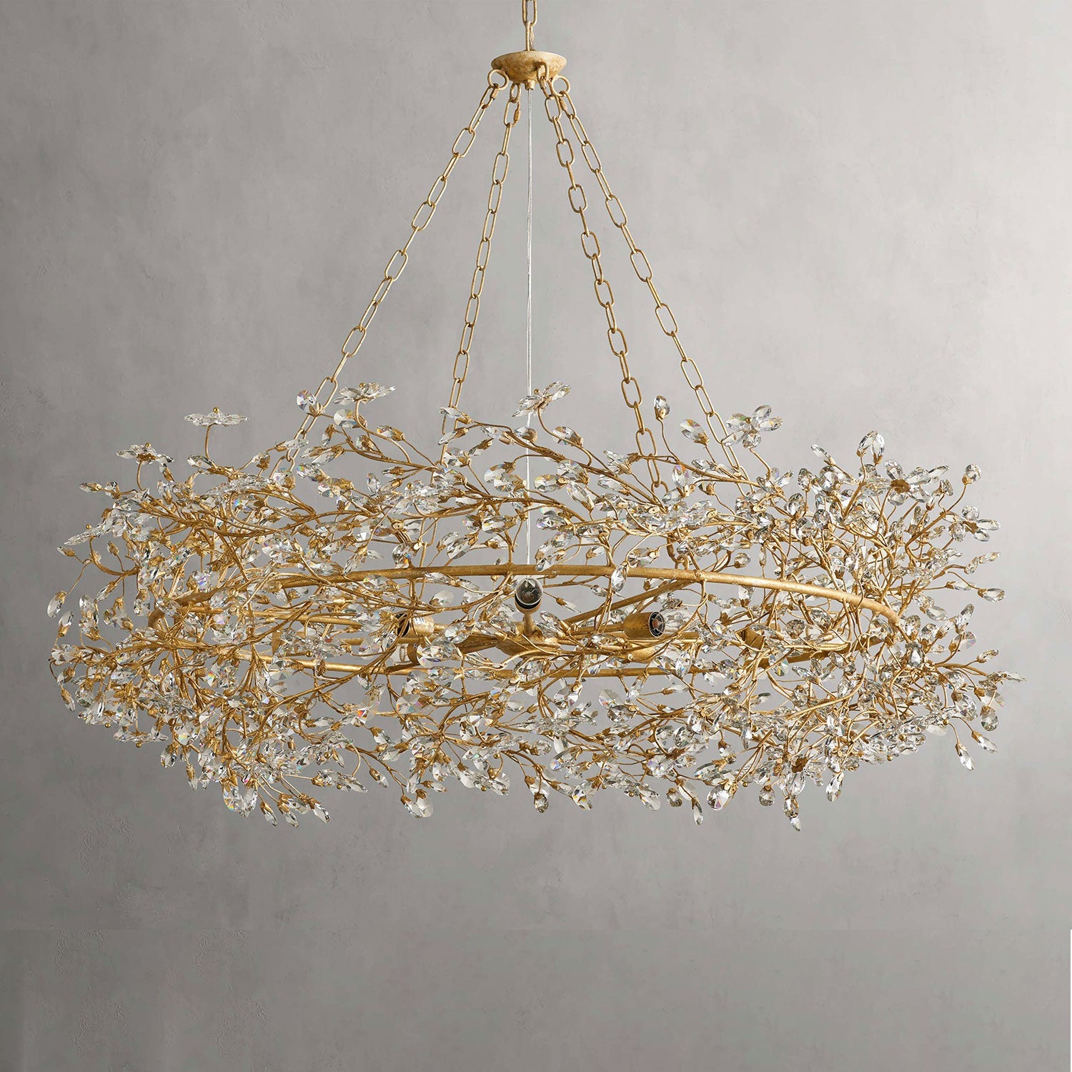 Fiore Crown Chandelier 39" 48" 60"