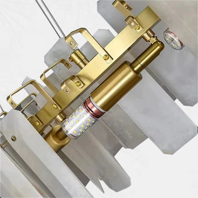 Culoud Alabaster Round Chandelier