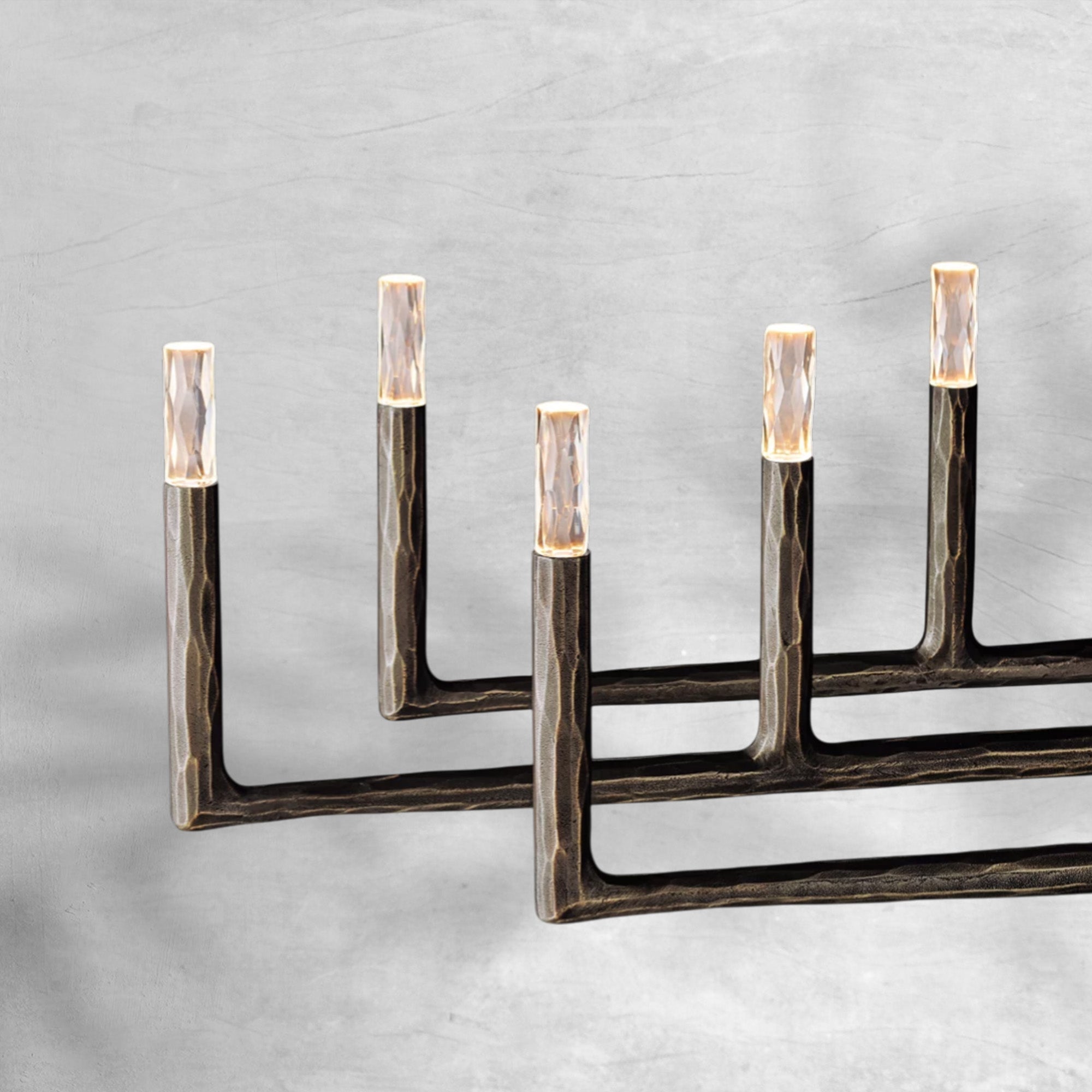 Thalen Forged Linear Chandelier 54" 72" 96"