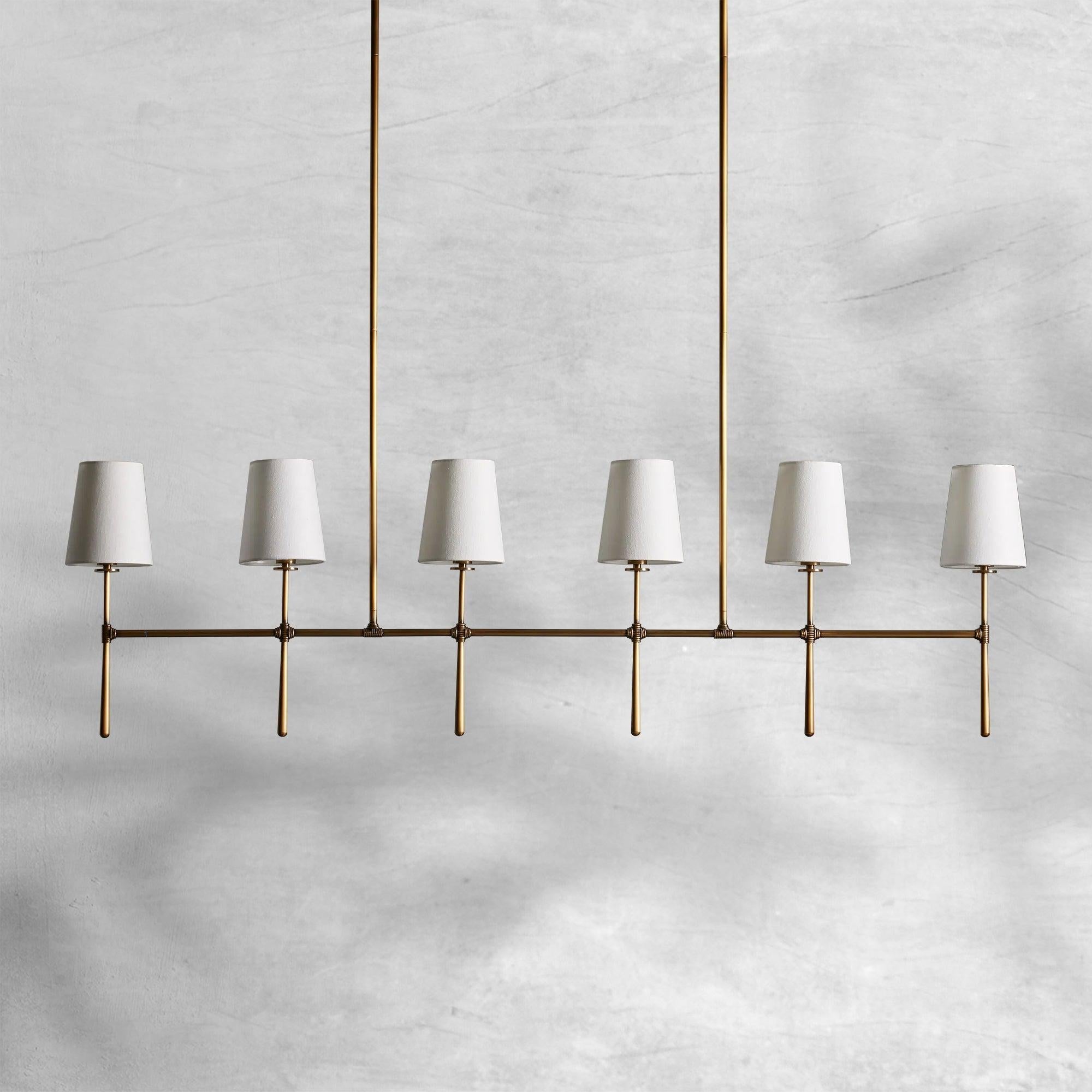 Rhodes Linear Chandelier 5/6 Light