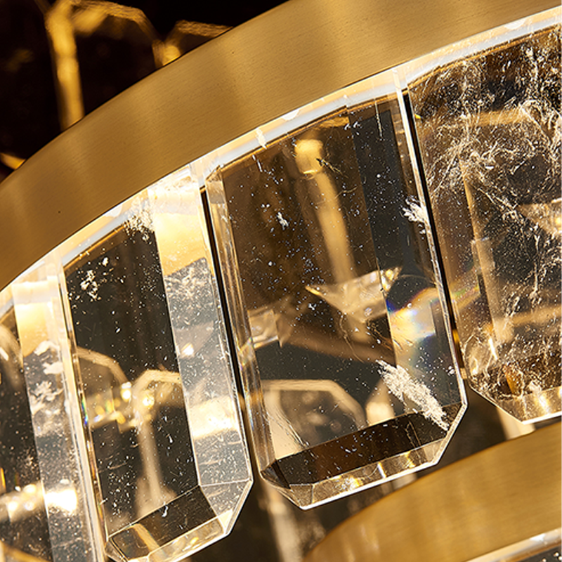Rebecca Postmodern Multi Tier Crystal Chandelier - Merlin Lamps