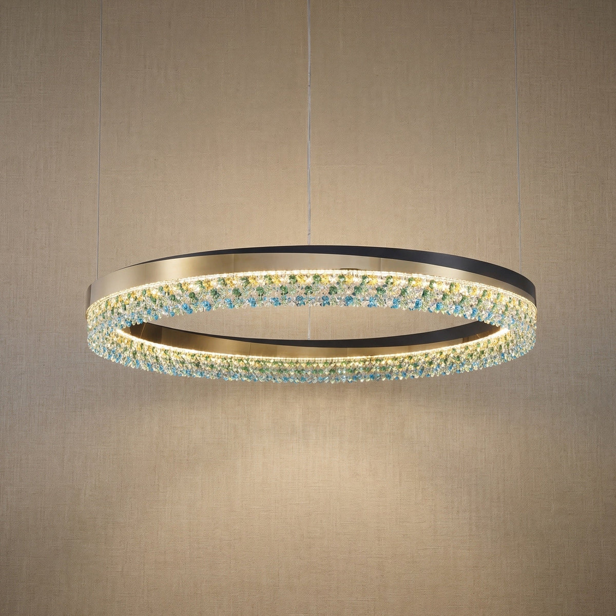 Eveia Ring Crystal Chandelier