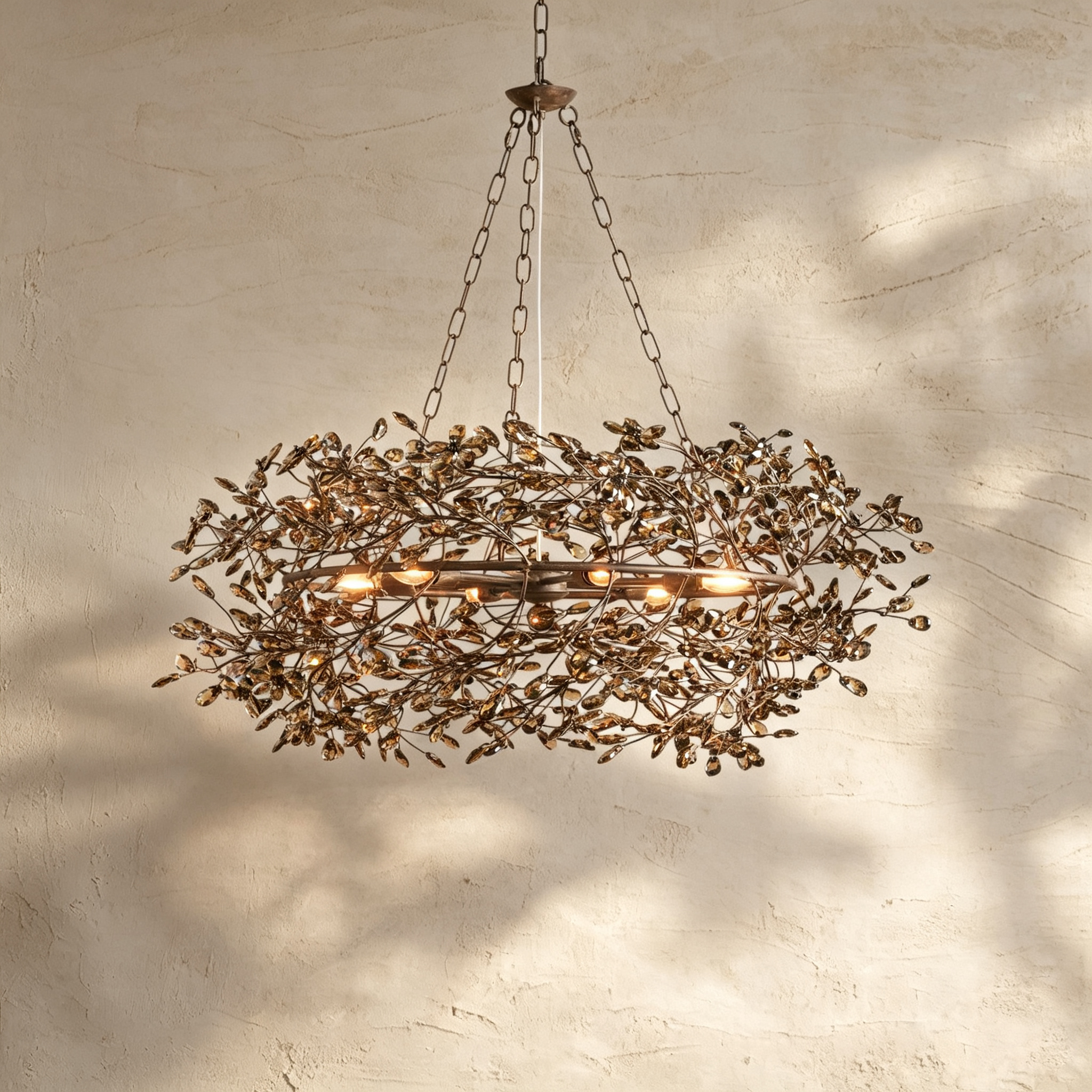 Fiore Crown Chandelier 39" 48" 60"