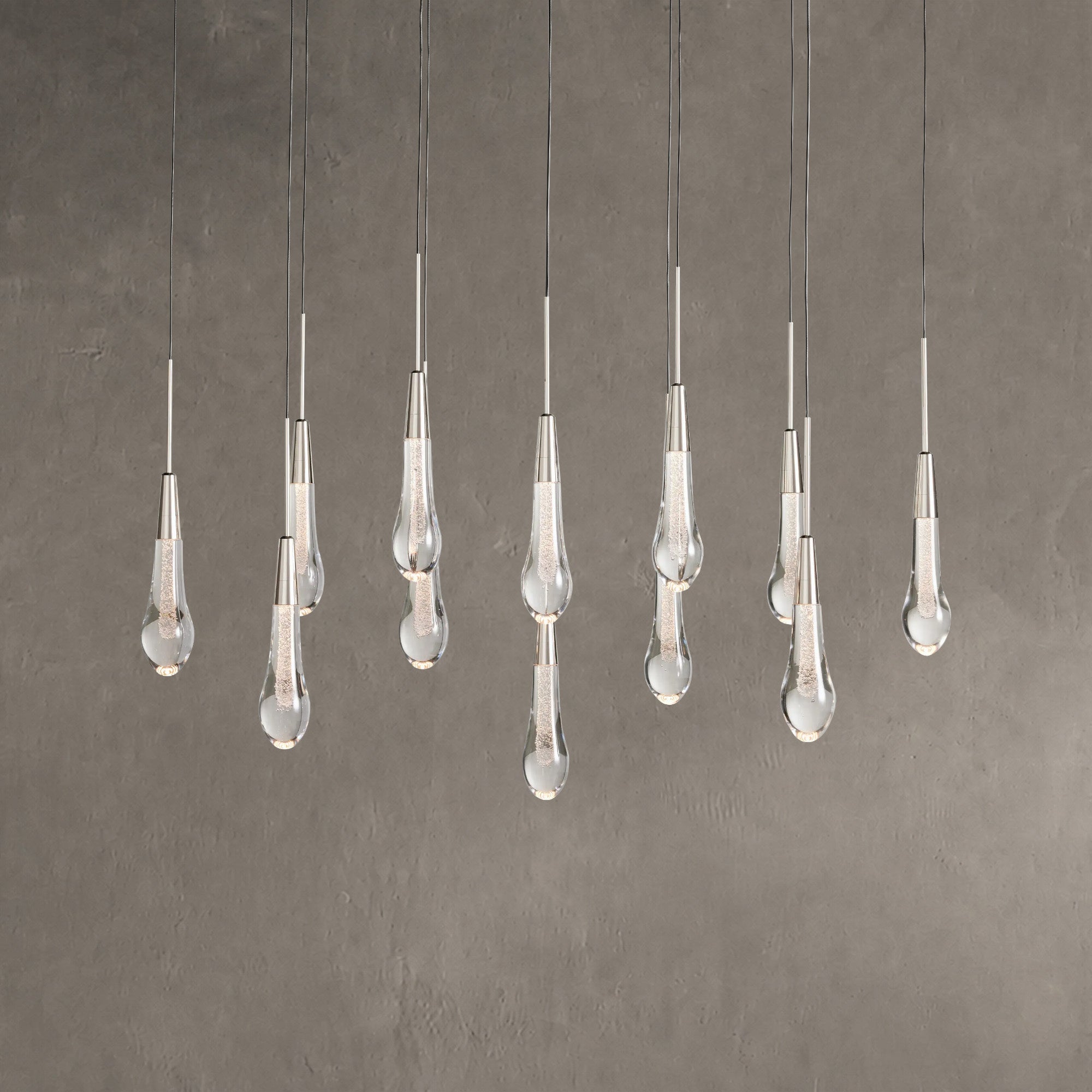 Soltaire Linear Chandelier 37"50"70"87"120"
