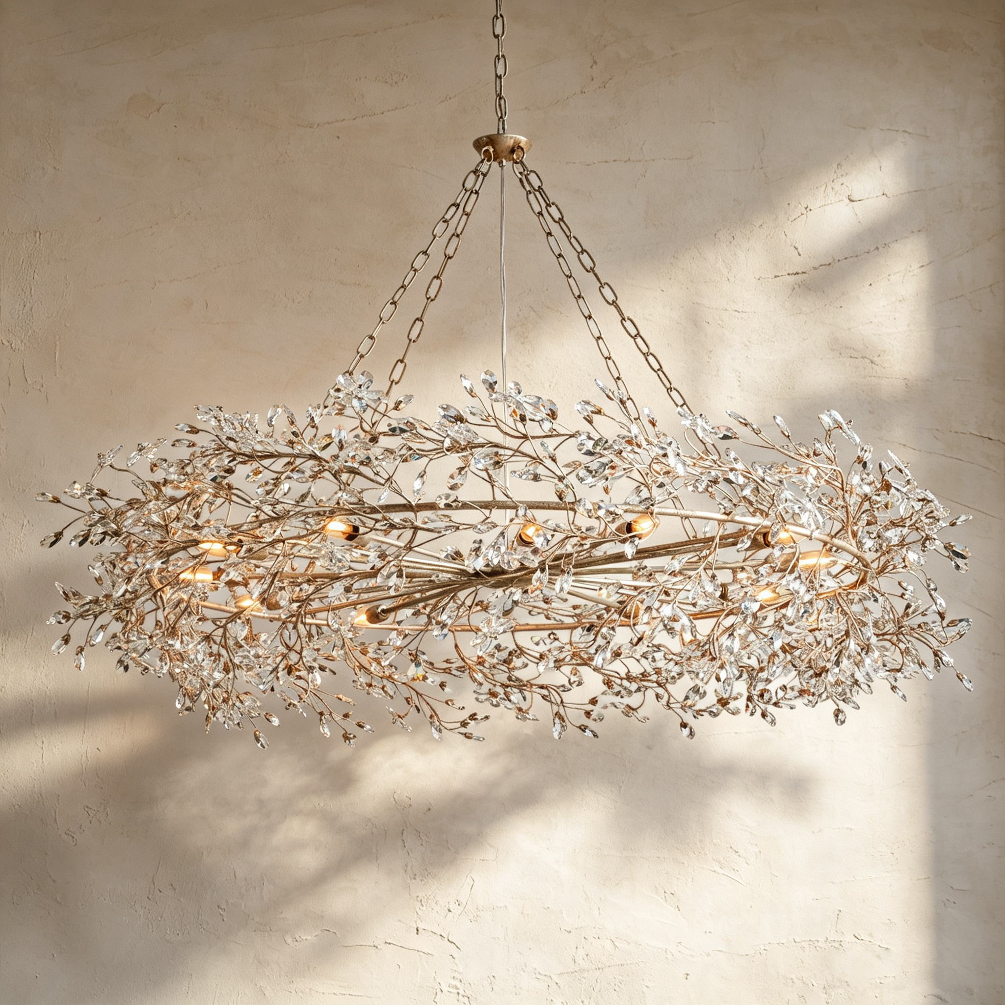 Fiore Crown Chandelier 39" 48" 60"