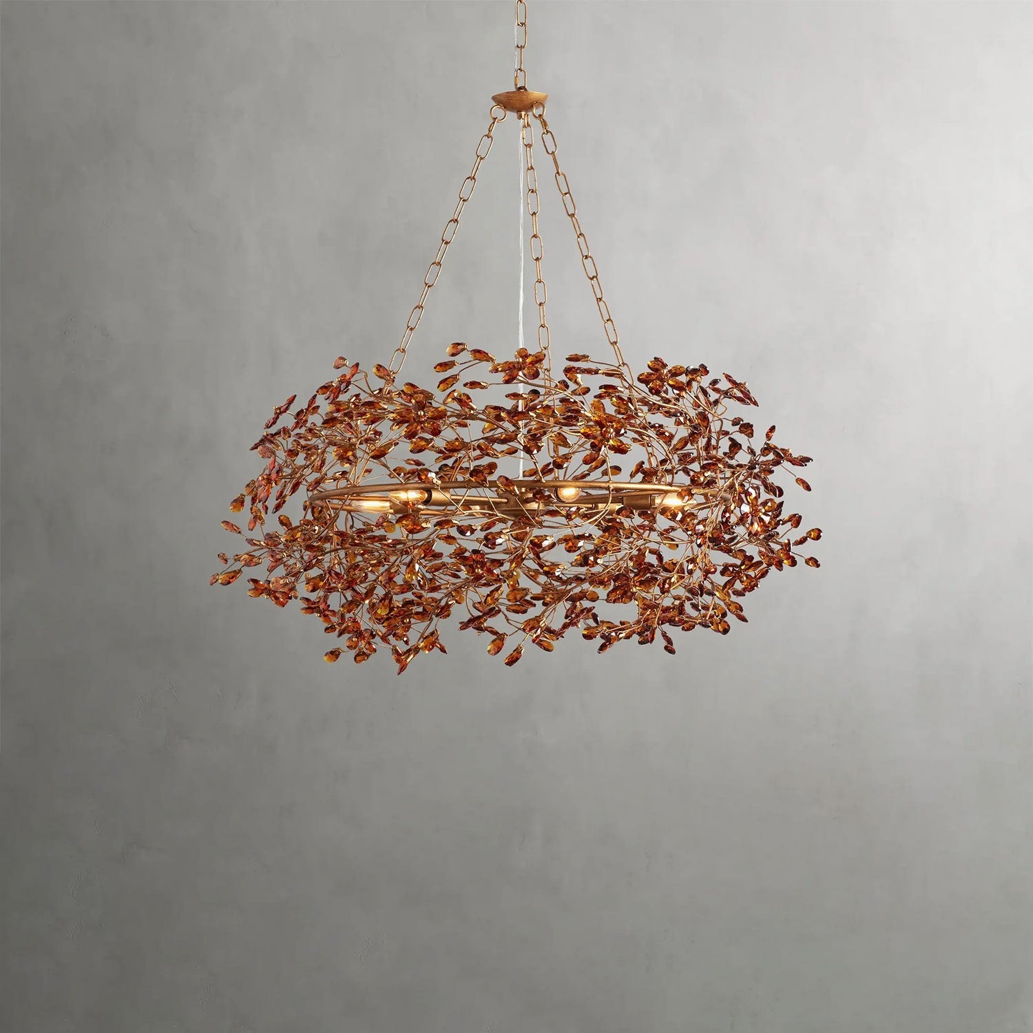 Fiore Crown Chandelier 39" 48" 60"
