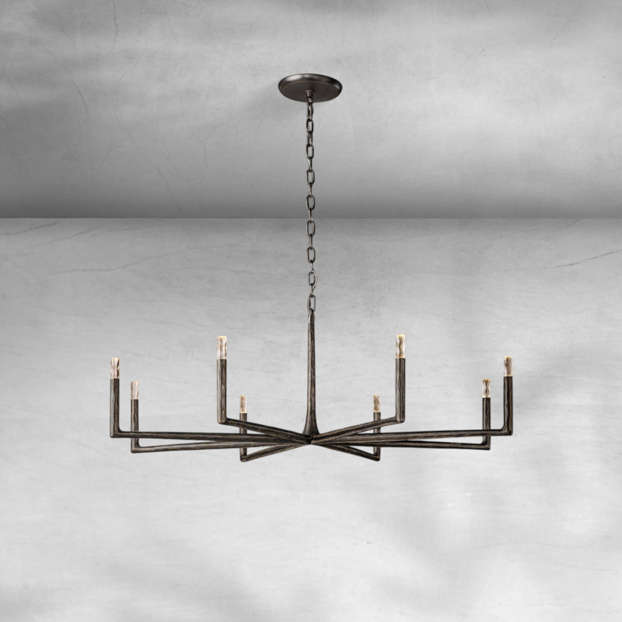 Thalen Forged Round Chandelier 36" 48” 60” 72”