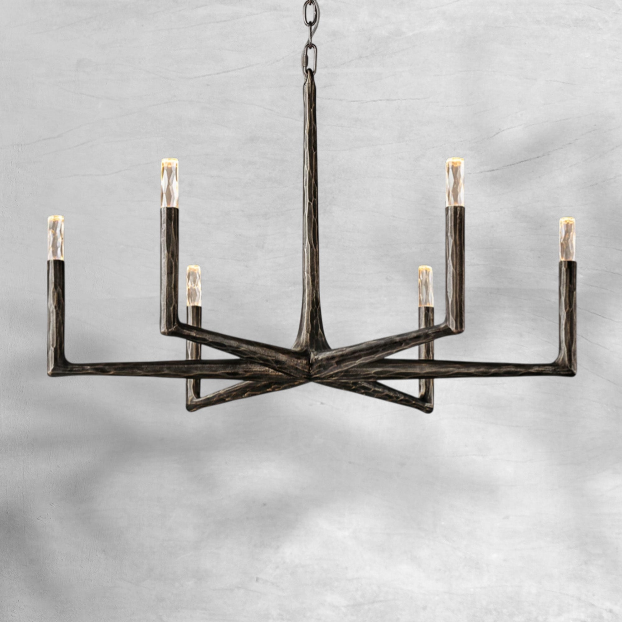Thalen Forged Round Chandelier 36" 48” 60” 72”