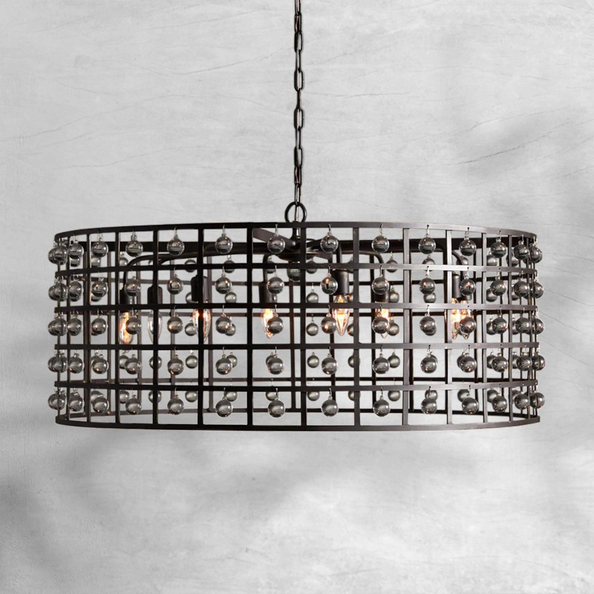La Cage Round Chandelier 6/8/12 Light
