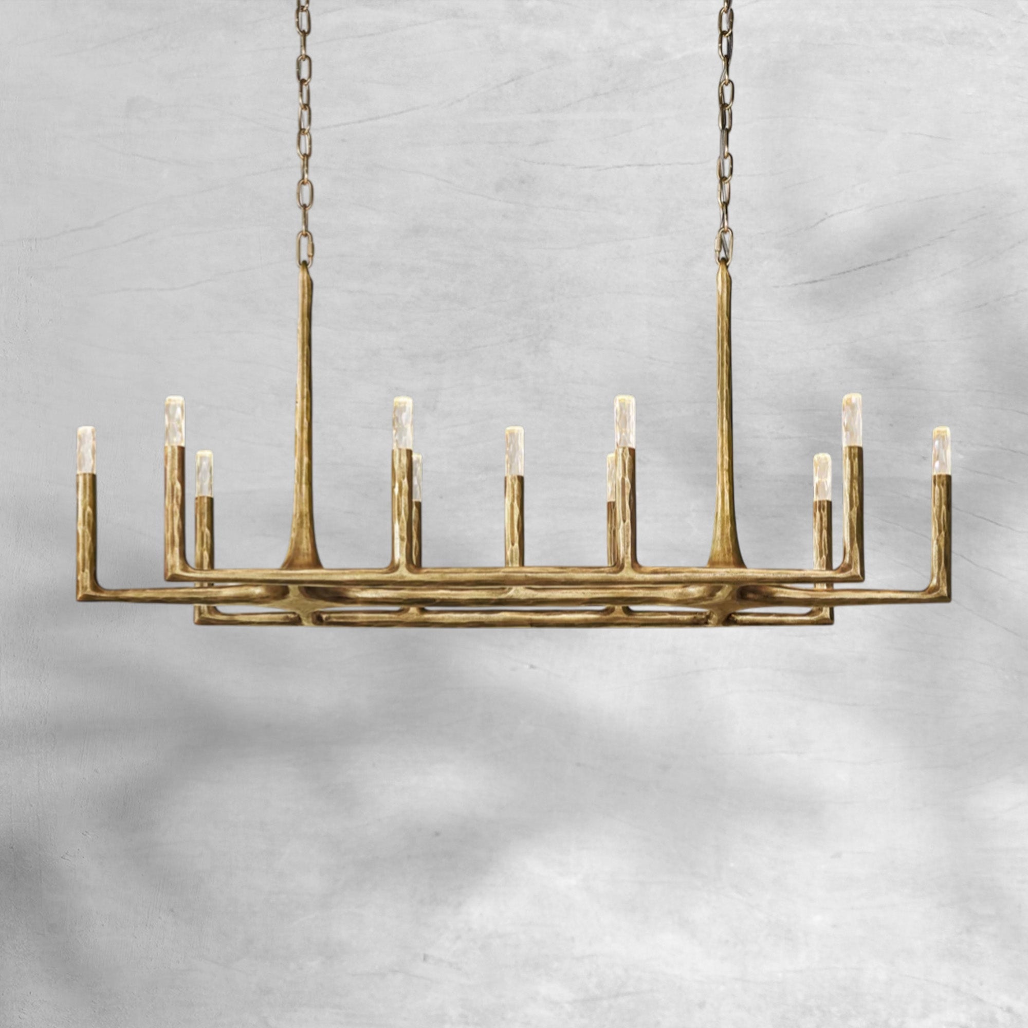 Thalen Forged Linear Chandelier 54" 72" 96"