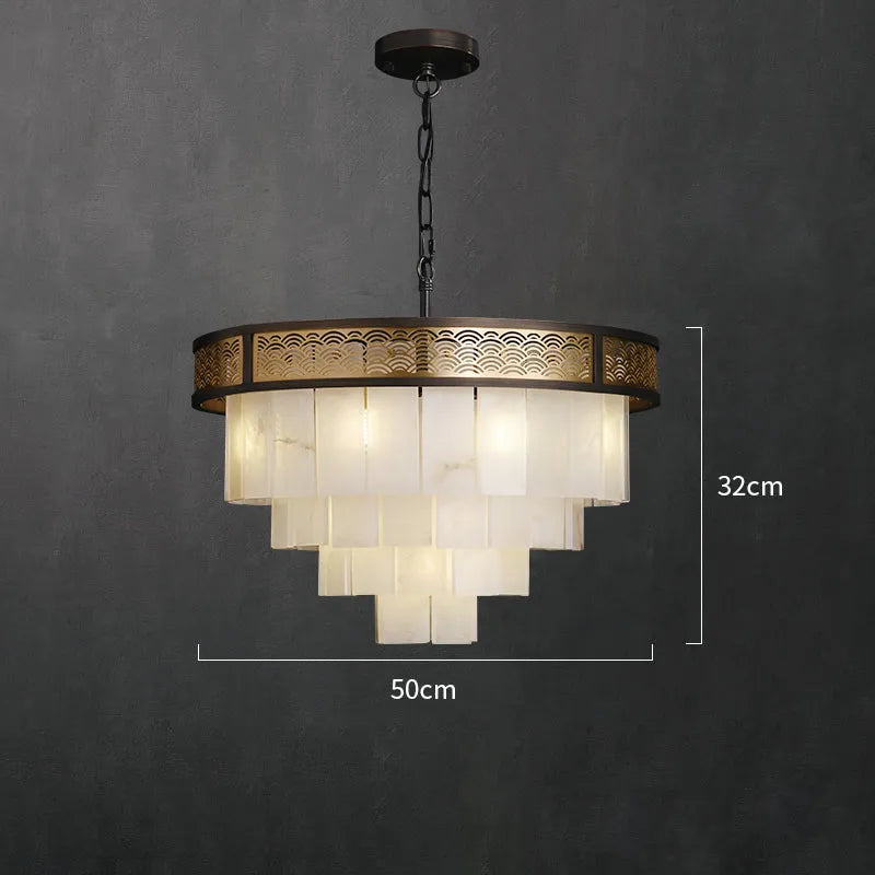 Marble Multi-layer Classic Chandelier