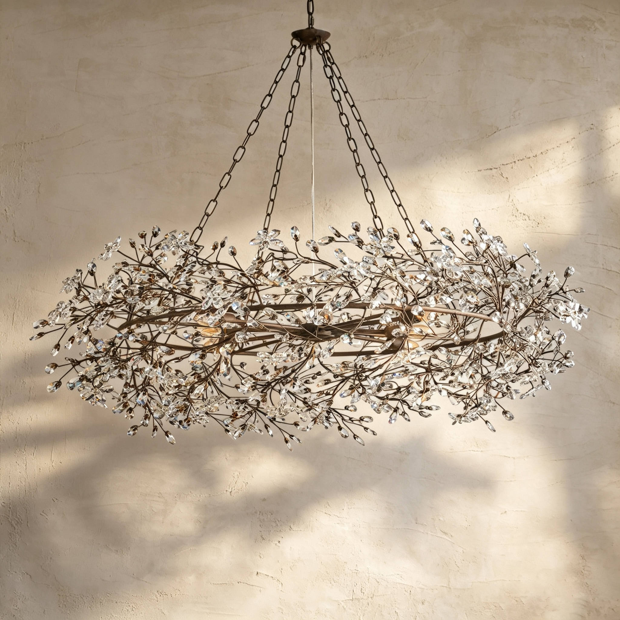 Fiore Crown Chandelier 39" 48" 60"